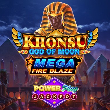 Mega Fire Blaze: Khonsu God of Moon™ PowerPlay Jackpot Mega Fire Blaze: Khonsu God of Moon™ PowerPlay Jackpot